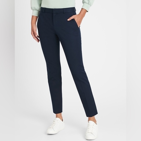 Banana Republic Navy Pants Size 2 - Picture 1 of 4